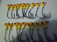 Jig Heads, 3/16 Oz Extra Wide Gap 2'' LENGTH Offset Shank 20-Count