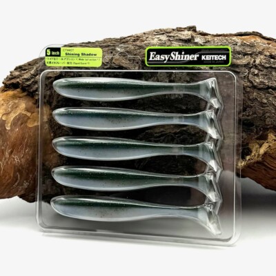 Keitech 5 Easy Shiner Shining Shadow 12,5cm 11g Gummiköder Gummifisch Köder DA