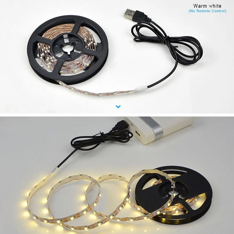 SMD 2835 USB Powered LED Strip Light Bar 0.5/1~5M 5V TV Backlight Tape Lamp Home - Image 3 of 4
