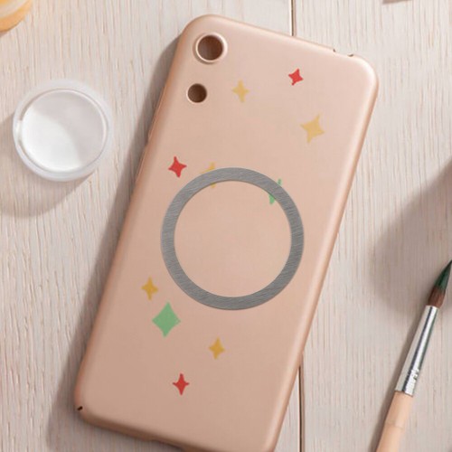 6 Pcs Magnetic Ring Mobile Phone Case Accessories Metal Lanyard Stickers - 第 10/12 張圖片