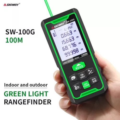 Präziser Laser-Entfernungsmesser 50M70M 100M Laser Maßband Digital Entfernungsmesser - Bild 2 von 16