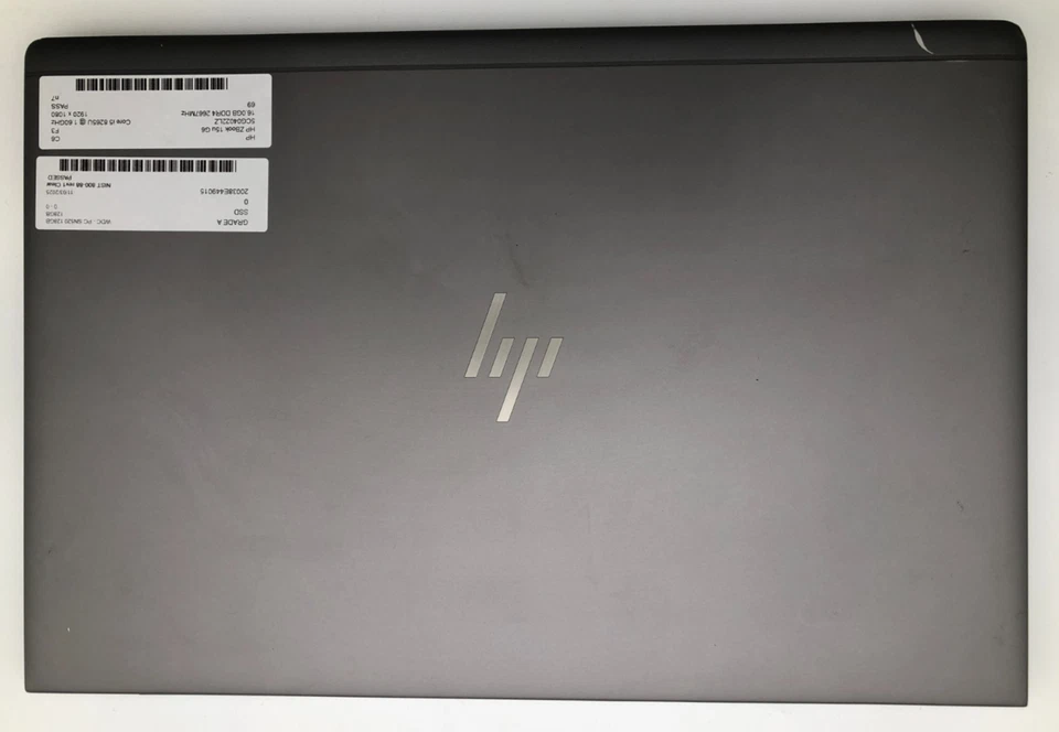 惠普 ZBook 15u G6 i5-8265U 16GB 128GB 固态硬盘 15.5" 全高清 Win 11 Pro WX3200 — 第 3/4 张图片