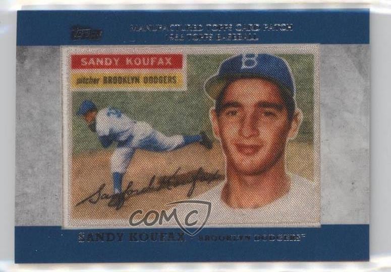 2013 Topps Manufactured Card Patch Sandy Koufax #MCP-10 Patch HOF 0t2