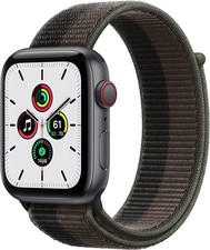 Apple Watch Series SE GPS LTE 40mm Space Gray Aluminum Case Tornado Sport Loop