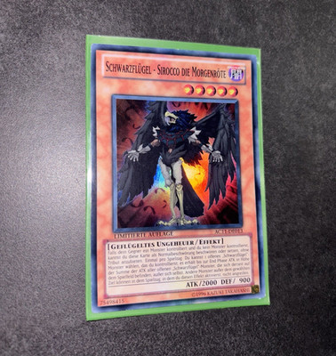 Yu-Gi-Oh! TCG Schwarzflügel - Sirocco Effekt Lim. Aufl AC11-DE013 Deutsch Konam 