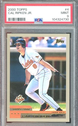 2000 Topps #4 Cal Ripken Jr MINT PSA 9 Baltimore Orioles 4730