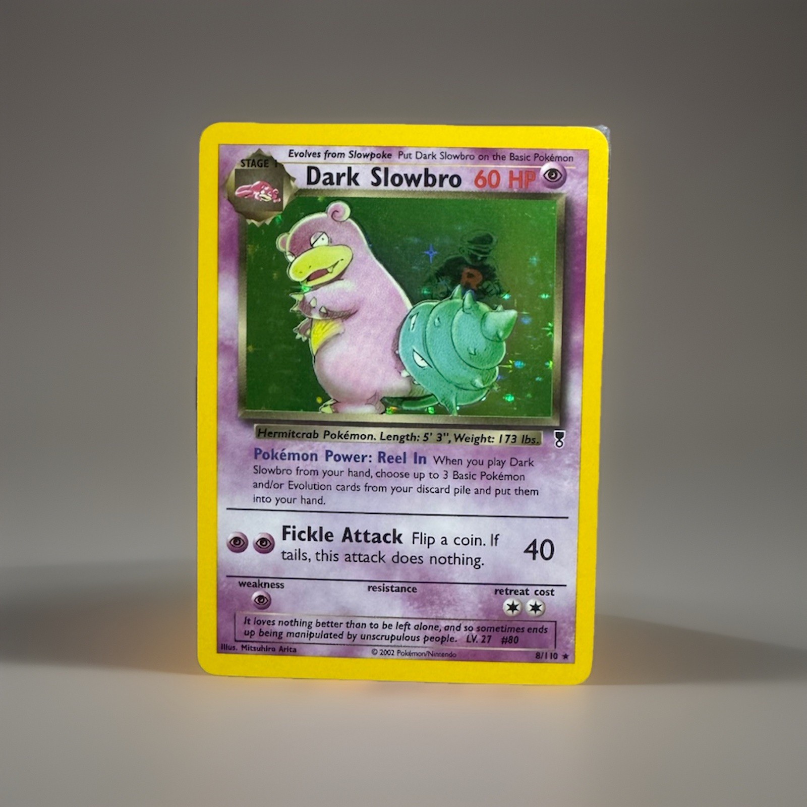 Pokémon TCG Dark Slowbro 8/110 Legendary Collection Holo Rare EN 60 HP