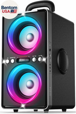 Bluetooth Speaker, 200W Peak Loud Stereo with Big Bass, 20H Playtime, TWS, Fast