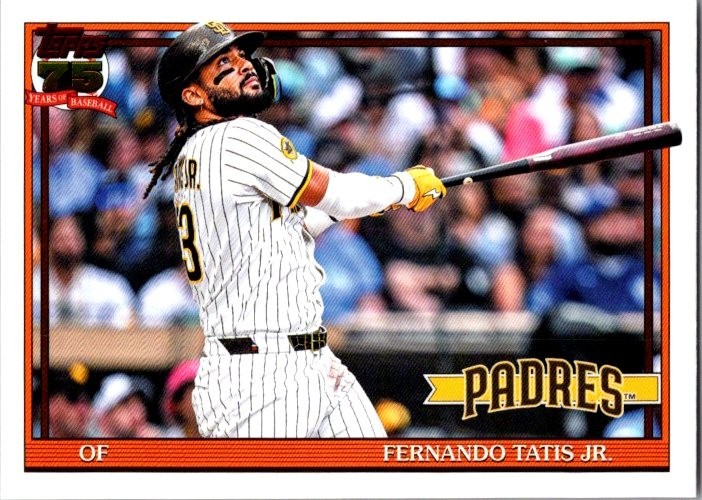 Fernando Tatis Jr. 1991 35th Anniversary 2026 Topps Series 1 Card #T91-8 Padres