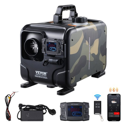 #ad 8KW Diesel Heater 12V 24V All in One Diesel Air Heater Bluetooth APP Con $154.20