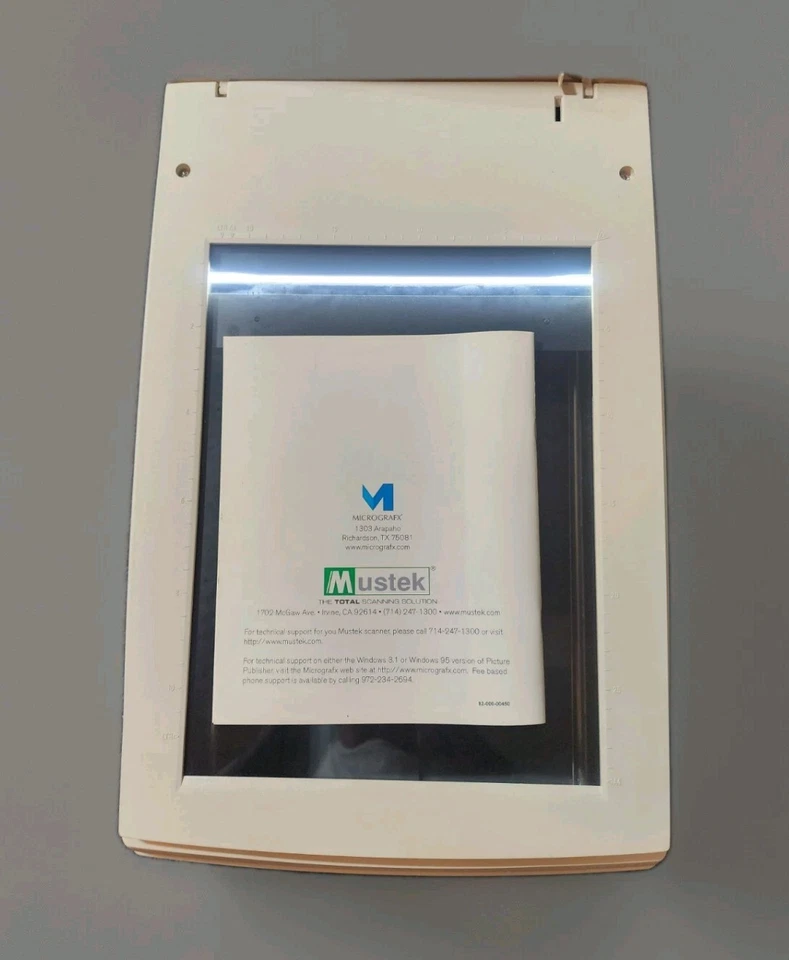 ✔️ NEW in original box! Mustek 1200 III EP Flatbed Scanner - Image 3 of 4