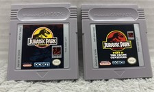 JURASSIC PARK 1 & Part 2 Lot for Nintendo GameBoy Cartridge Tested Bundle