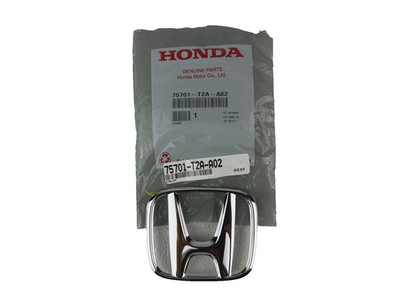 NEW OEM Honda Accord Front Grille H Emblem Badge Chrome Genuine 75701-T2A-A02