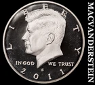 2011-S Silver Kennedy Half Dollar - Choice Gem Proof  Lustrous  #K4208
