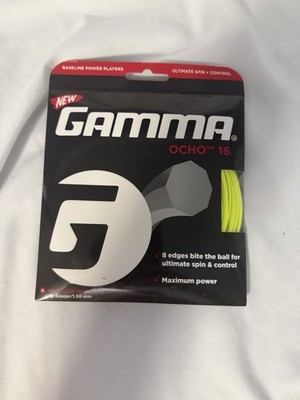 Gamma Ocho 16 Tennis String Yellow