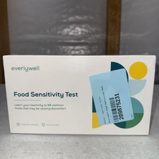 EverlyWell FOOD SENSITIVITY Test Kit 96 Foods Exp 10/26 New Sealed