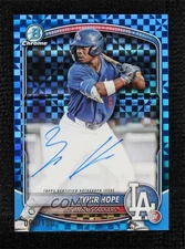 2025 Bowman Chrome Prospect Auto Blue X-Fractor /150 Zyhir Hope #CPA-ZH Auto