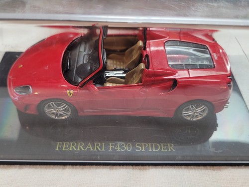 Modellino auto scala 1:43 Ferrari F430 Spider IXO diecast model car Red w/case - Picture 2 of 8