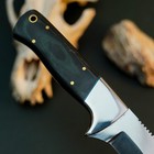 8.9" D2 Steel Hunting Knife Full Tang Micarta Handle Fixed Blade + Sheath — photo 10