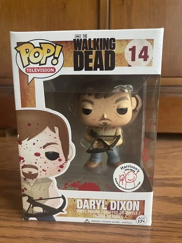 The Walking Dead Funko Pop Daryl Dixon Blood splatter  #14 Harrison Exclusive