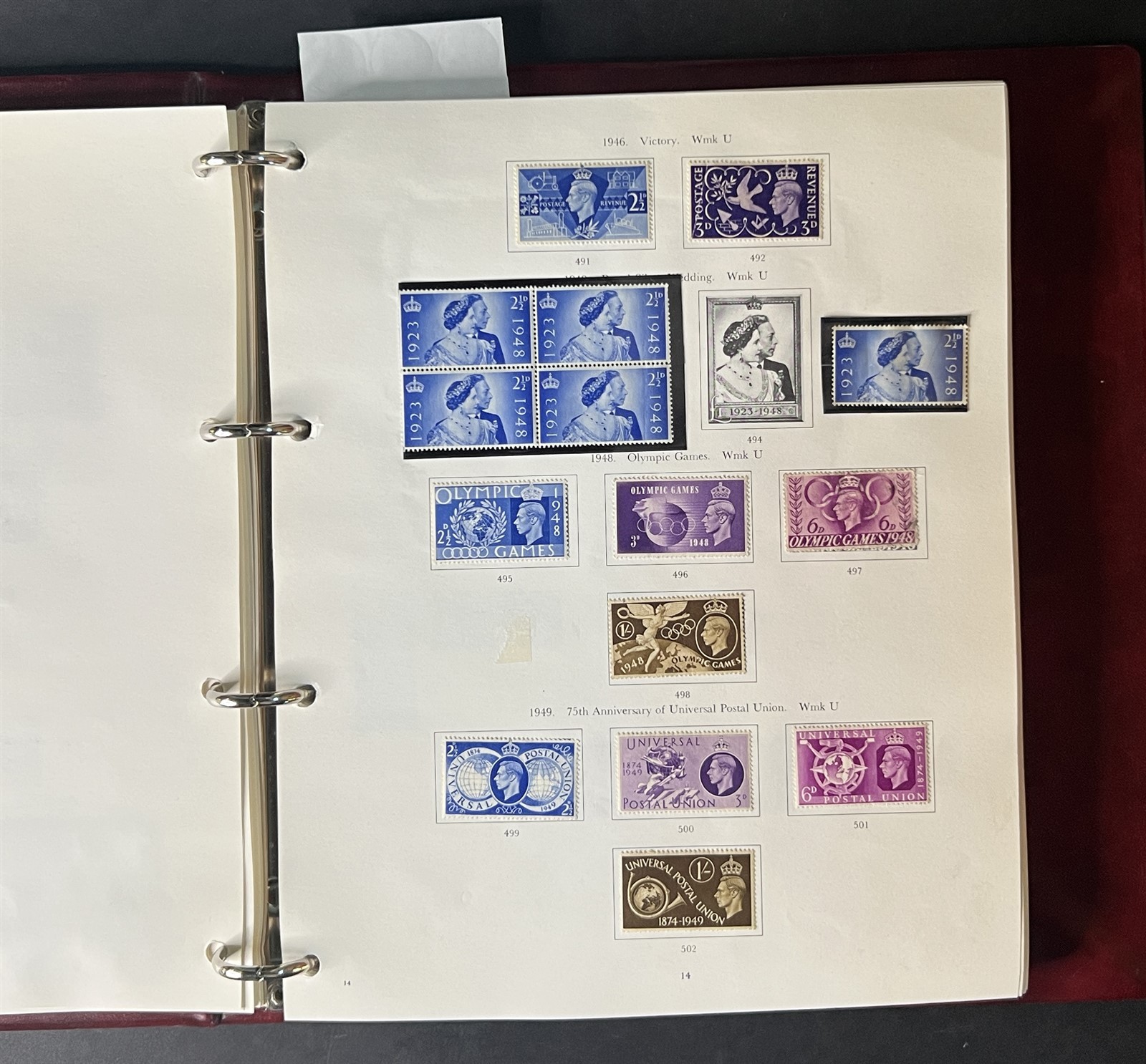 High Value Great Britain Collection in Gibbons Album 1940-1983 ZAYIX 0825G3895