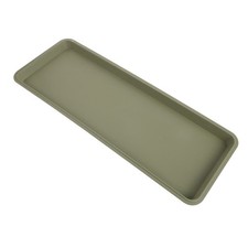 Reusable Garden Planter Tray Green Rectangular Drip