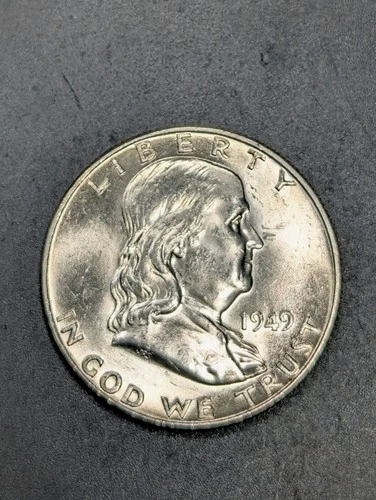 1949-P Franklin Half Dollar FBL CH-Gem/BU Nice White Coin