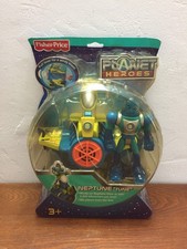 Fisher Price Planet Heroes Neptune "Tune" Action Figure Vehicle by Mattel 2007