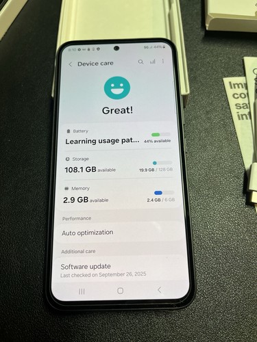 Samsung Galaxy A54 5G 128GB Black UNLOCKED - NEW In The Box - Picture 5 of 8