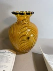 Fenton Connoisseur Design by Dave Fetty "Cut Flowers" Vase 737/1450 (2001)
