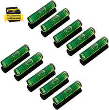 10 Pack Mini Bubble Spirit Level Gradienter Inclinometer - Small Bubble Tube Via