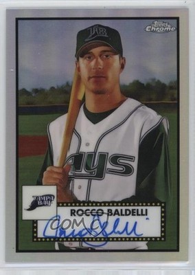 2021 Topps Chrome Platinum Anniversary Refractor 26/199 Rocco Baldelli Auto uk2