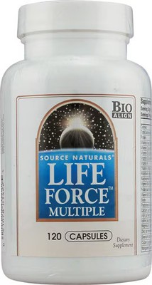 2 X Source Naturals Life Force Multiple with Iron -- 120 Capsules
