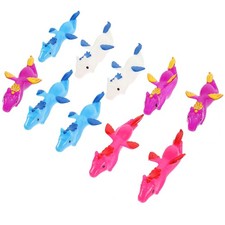 10Pcs Dinosaur Finger Stretch Toys Kids Plaything Elastic Stress Relief