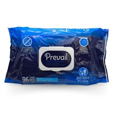 Prevail Adult Washcloth Scented 12 x 8 In. Soft Pack with Press-Open Lid 96 Ct.