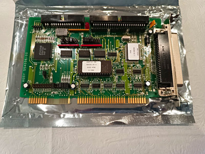 Adaptec AHA-1522A 16bit ISA Fast SCSI & Floppy Controller Card Ext 50pin SCSI