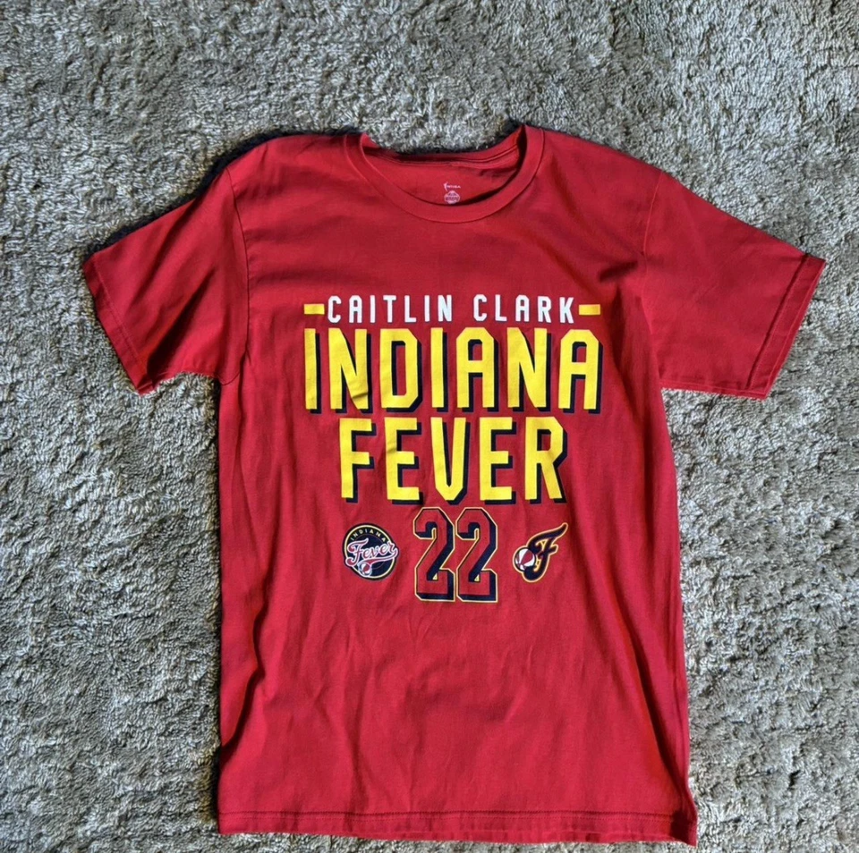 Indiana Fever Caitlyn Clark Red Shirt Jersey Size Medium - Image 3 of 3