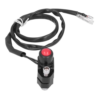 :Universal CNC Aluminum Alloy Engine Stop Start Kill Switch Button With Base