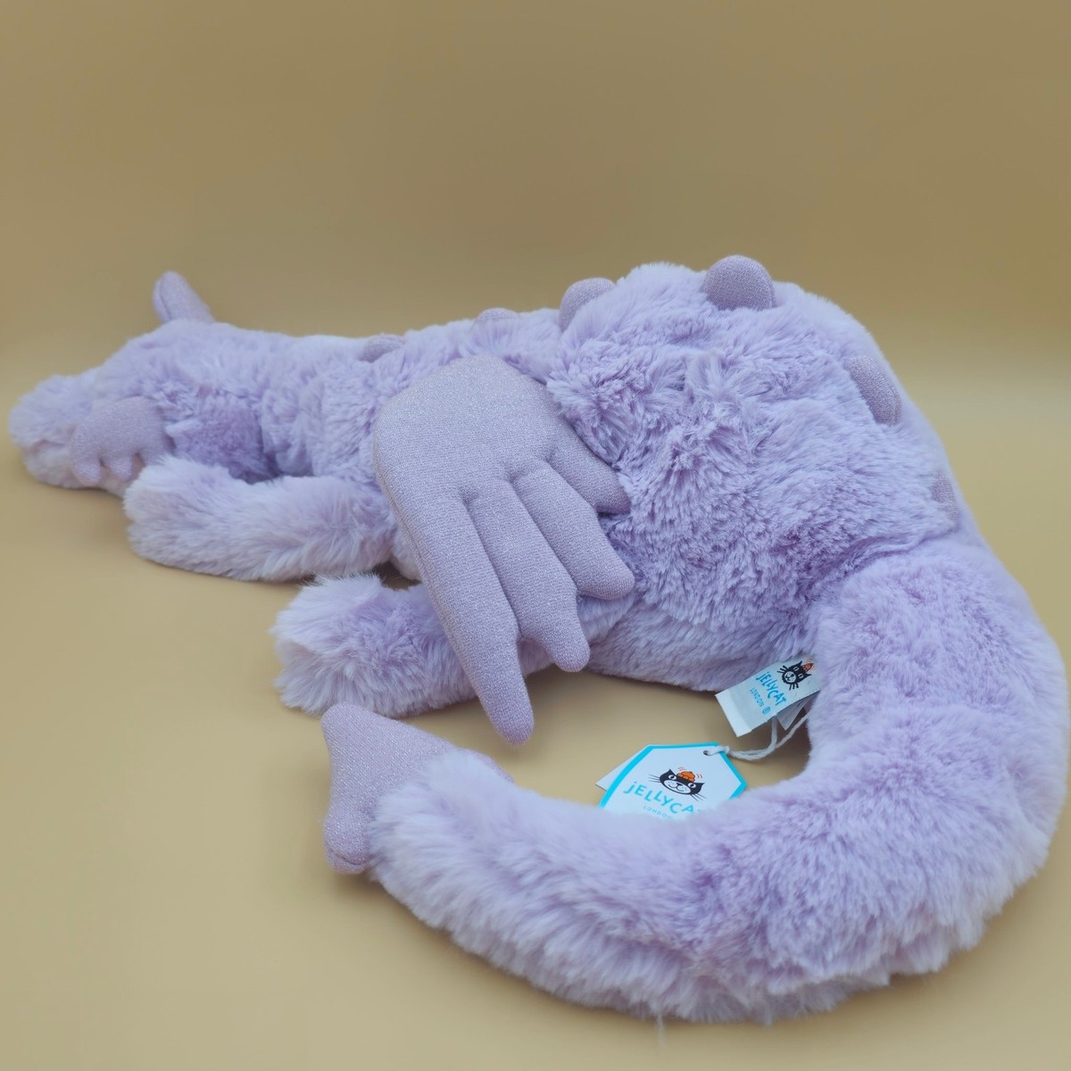 Jellycat Lavender Dragon Large - AUTHENTIC - NEW WITH TAGS | eBay