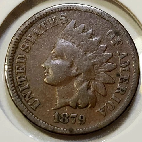 1879 Indian Head Cent - VG+ **Semi-Key: 16,231,200 Minted**