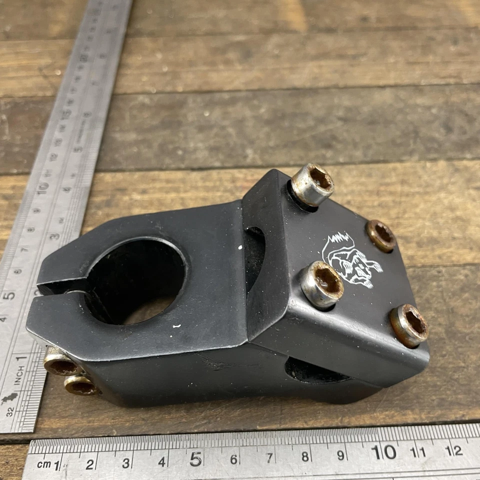 De colección Mangosta KO BMX Vástago Inclinado Logo Mauricio Hilos 1-1/8 Dirección Mid SCho Foto 4 de 4