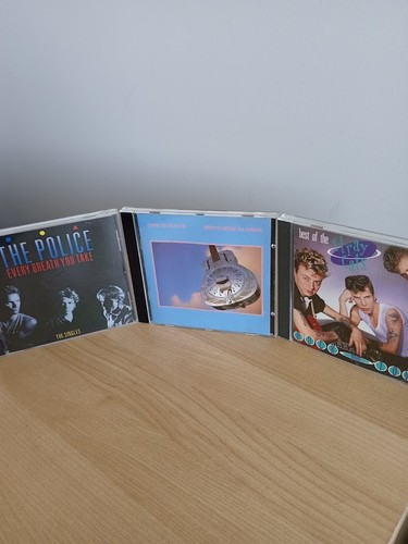 Stray Cats Best Of, Police Every Breath, Dire Straits Brothers in Arms CD Lot