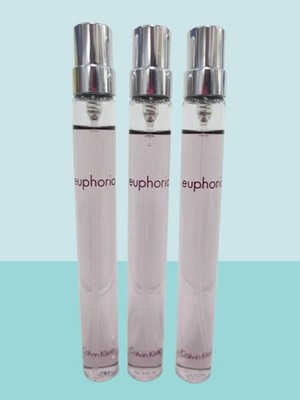 CALVIN KLEIN EUPHORIA EAU DE PARFUM SPRAY 0.33 OZ NWOB LOT OF 3