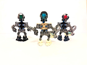 LEGO BIONICLE Metru Nui Matoran Lot Vhisola Tehutti Ehrye 8608 8609 8612
