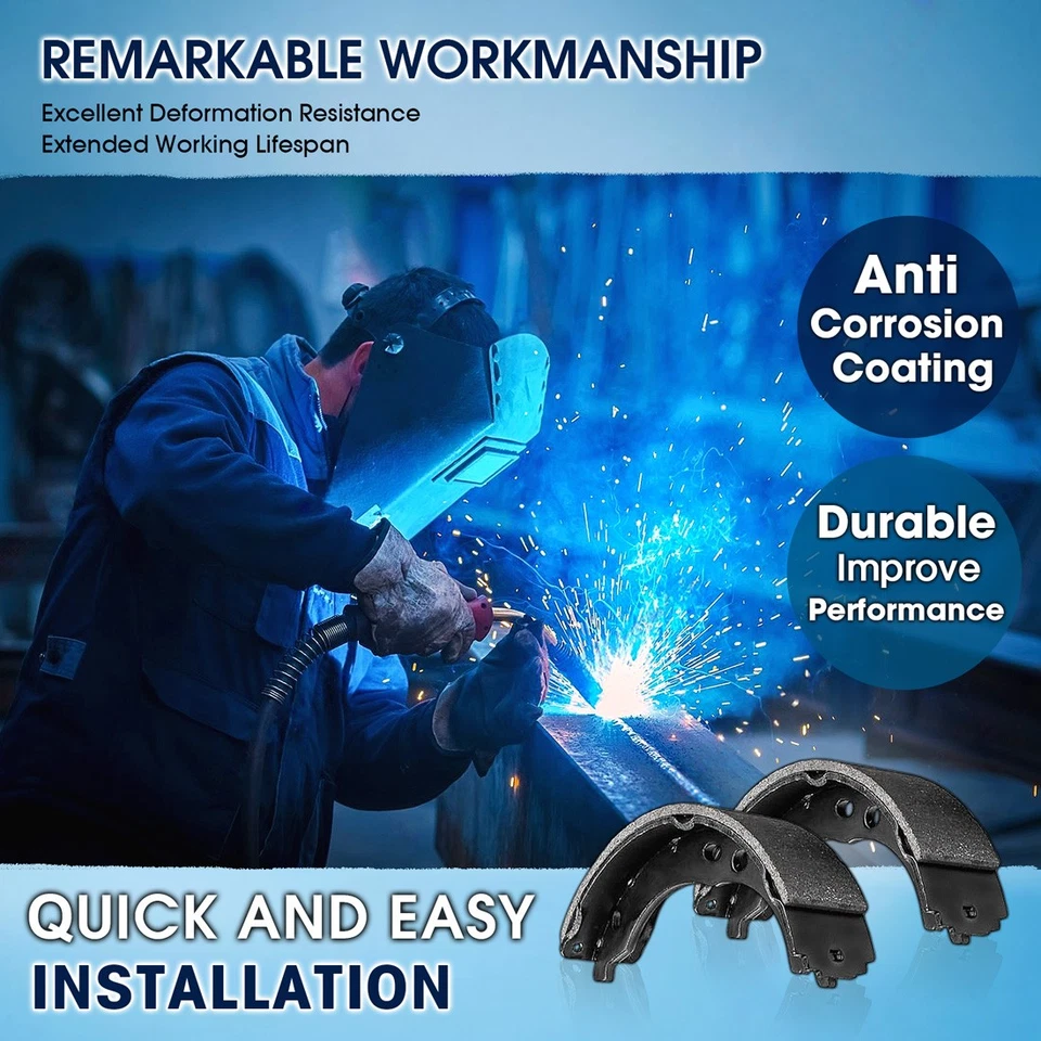 Rear Parking Brake Shoe for 2003 2004 2005 2006 Mercedes-Benz E320 3.2L - Image 4 of 4