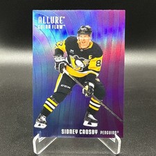2025-26 UPPER DECK ALLURE BLUE-PURPLE COLOR FLOW #CF-24 SIDNEY CROSBY