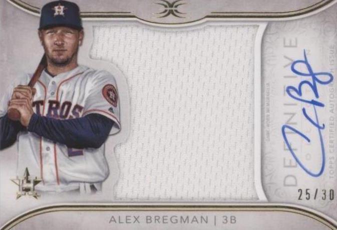 2018 Topps Definitive Collection - Alex Bregman #ARC-ABR - 1 of 1