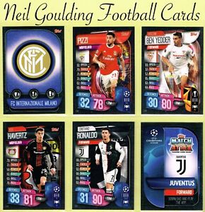 Détails Sur Champions League Match Attax 20192020 Football Cartes 217 à 256 Uk Afficher Le Titre Dorigine