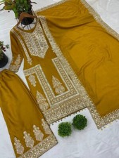 Women Eid Dress Pakistani Salwar Kameez Ready To Wear Suit Wedding Party 3 Piece