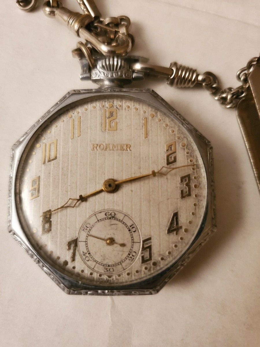 Watch Analog Roamer Mechanical Hand Winding Pocket - Main Image